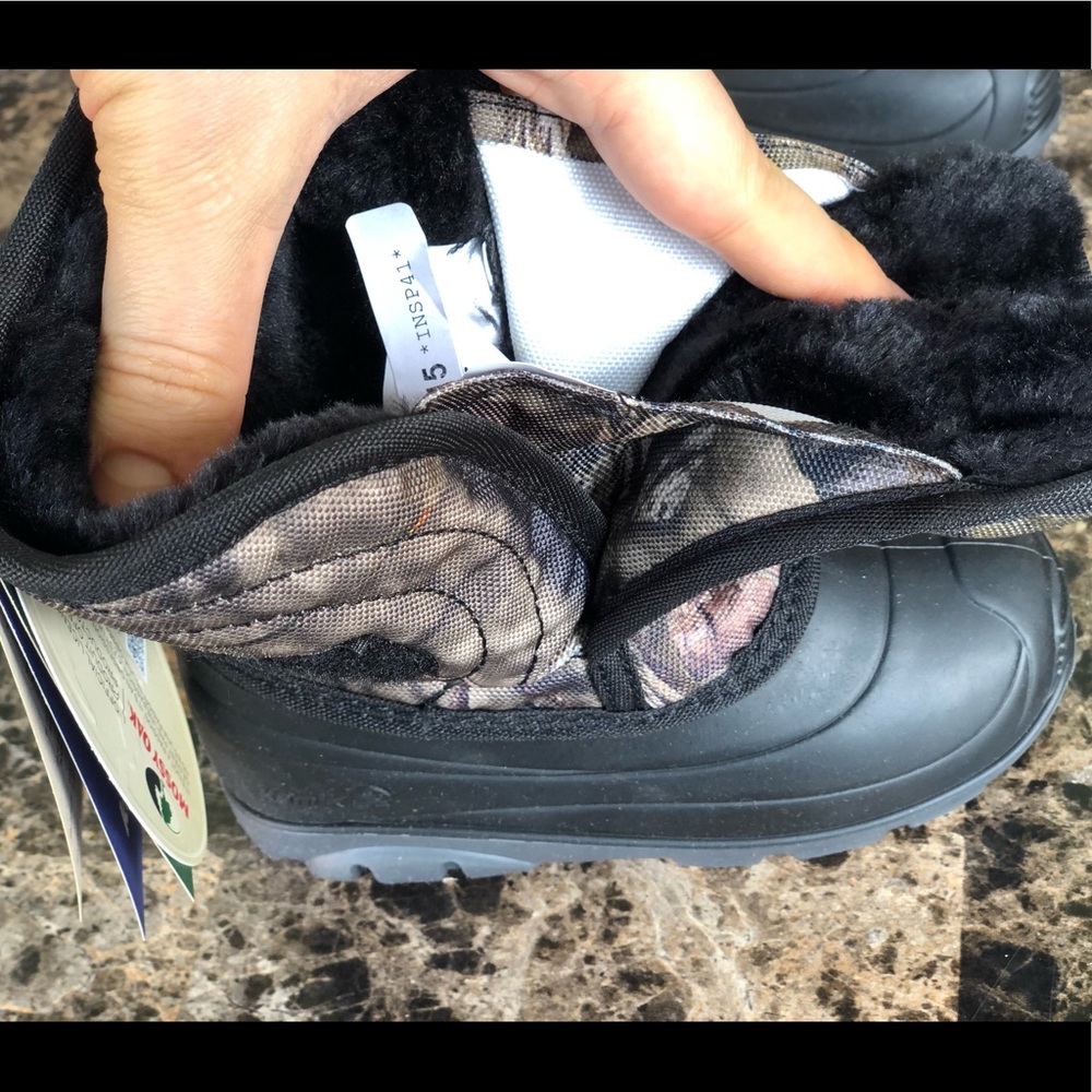 NEW Kamik Toddler Boys Snowbug Outdoor camo boots - Picture 8 of 13